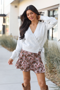 Winnie Light Grey Wrap Cardigan