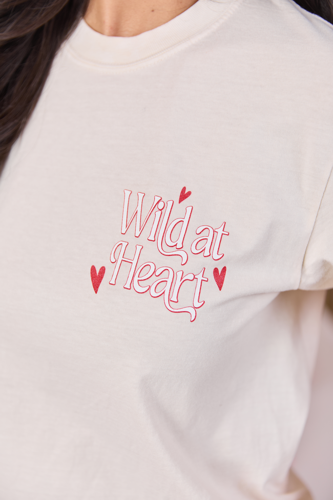 Wild At Heart Ivory Graphic Tee