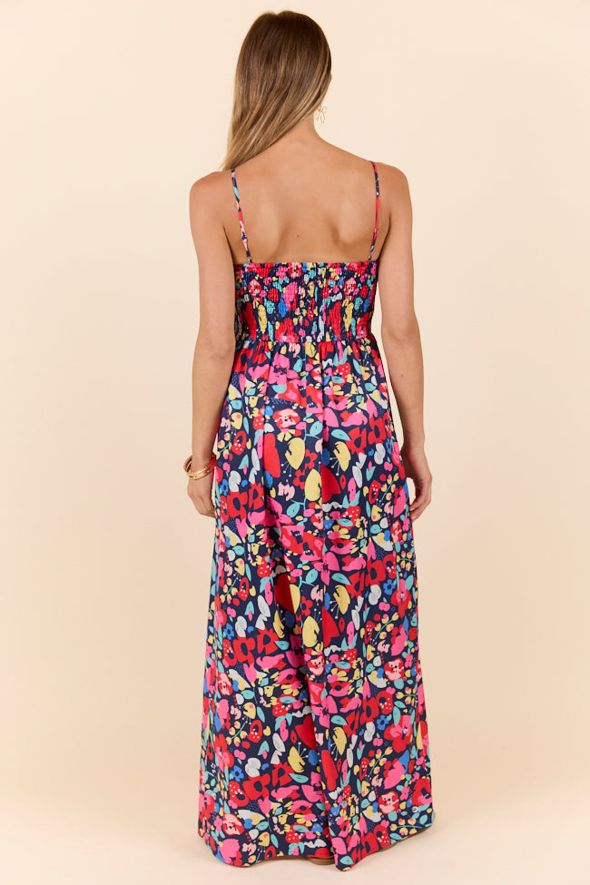 Keep It Floral Navy Printed Dress FINAL SALE