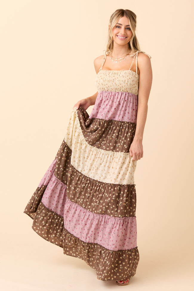 Essie Multi Tiered Floral Maxi Dress FINAL SALE