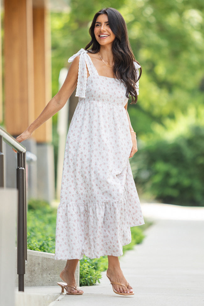 Joann Gingham Floral Maxi Dress FINAL SALE
