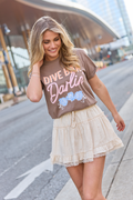 Dive Bar Darlin' Brown Graphic Tee