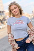 Heart In Nashville Heather Grey Baby Graphic Tee