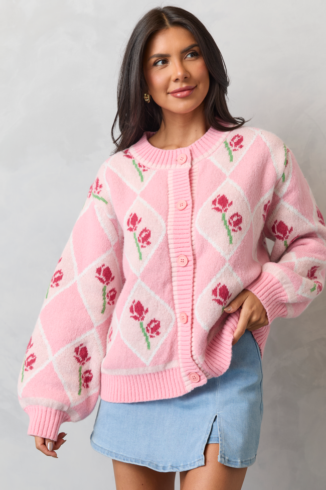 Donna Rose Argyle Cardigan
