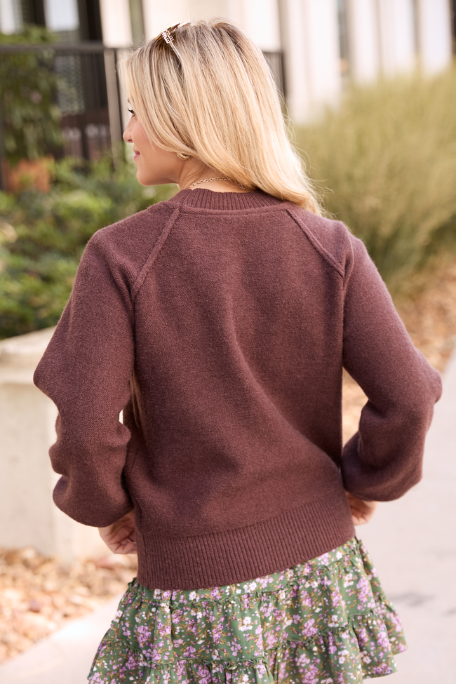 Lisa Brown Crewneck Sweater