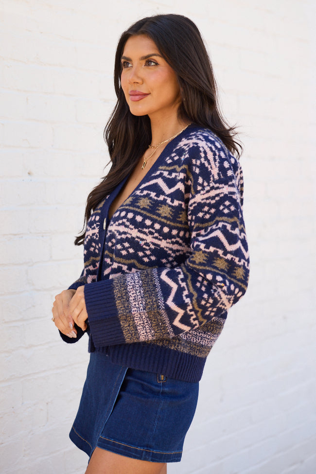 Juliet Oversized Fair Isle Cardigan