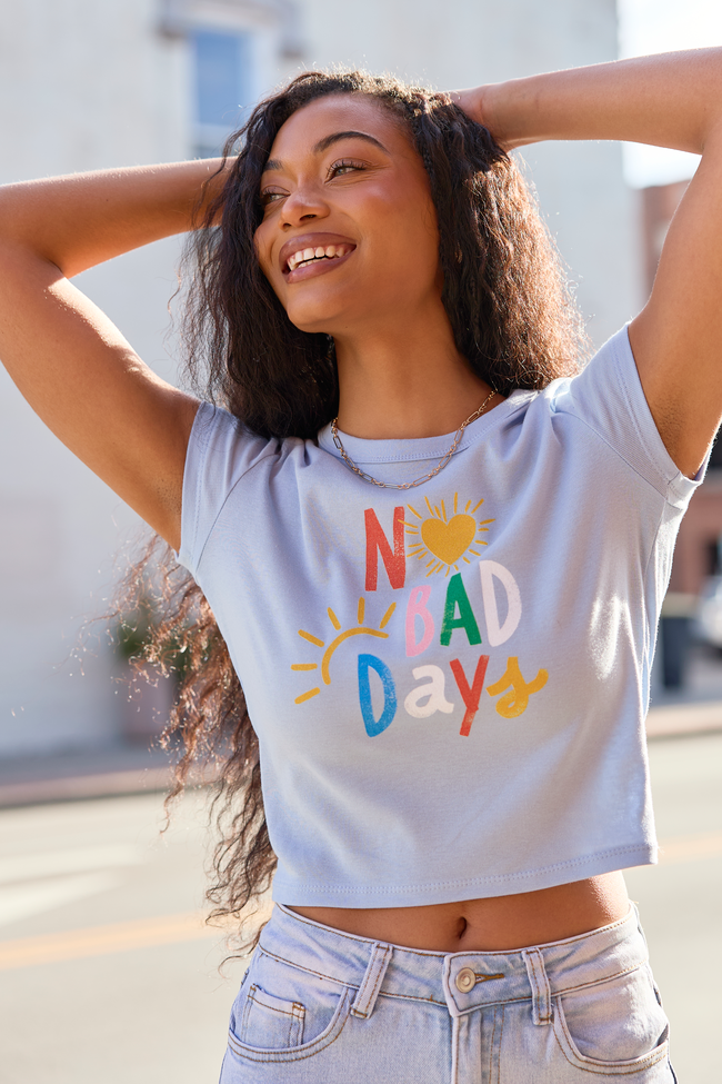No Bad Days Blue Baby Graphic Tee