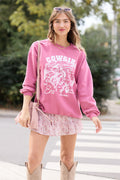 Cowgirl Era Rose Graphic Sweatshirt