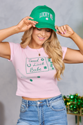 Good Luck Babe Pink Baby Graphic Tee