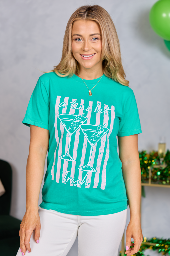 Tini Bit Irish Green Graphic Tee