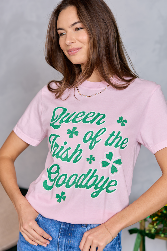 Irish Goodbye Light Pink Graphic Tee