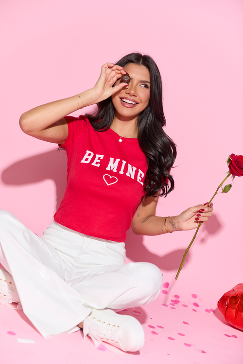 Be Mine Red Baby Graphic Tee
