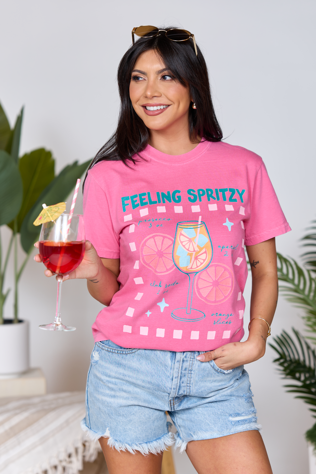 Feeling Spritzy Pink Graphic Tee