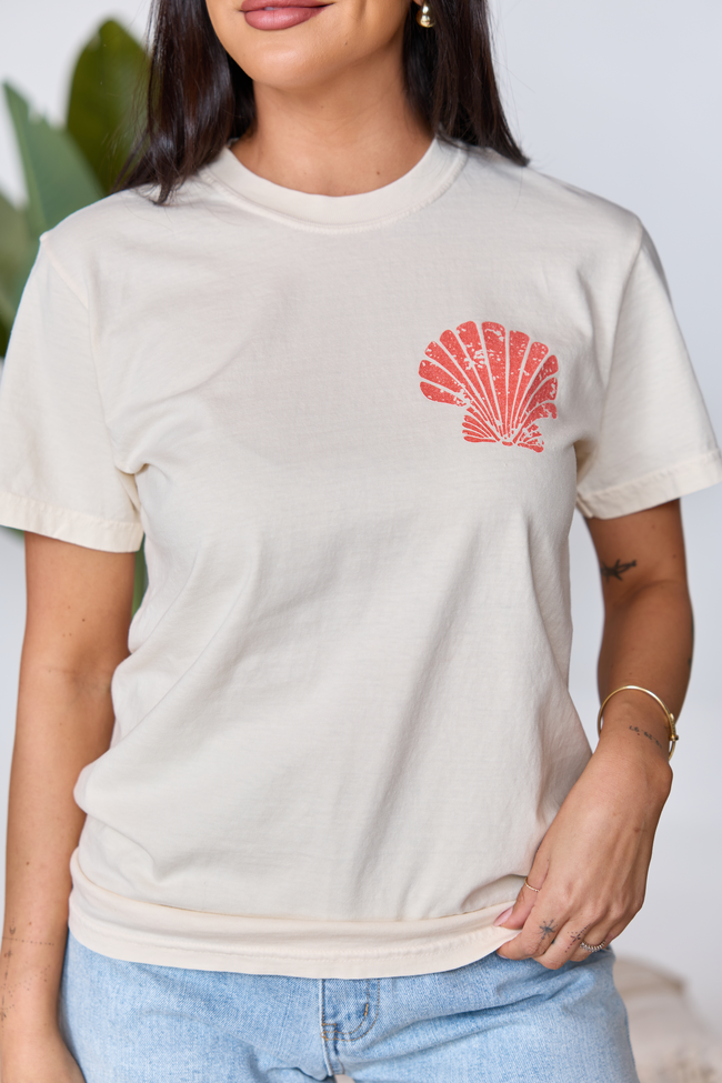 Sea La Vie Ivory Graphic Tee