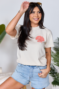 Sea La Vie Ivory Graphic Tee