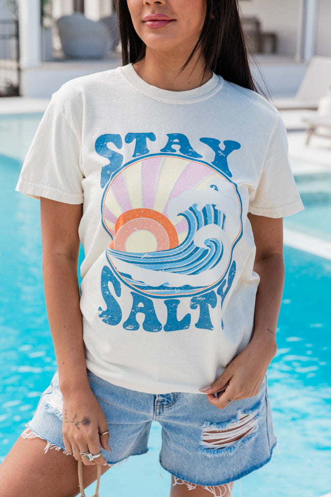 Stay Salty Soft Ivory Graphic Tee