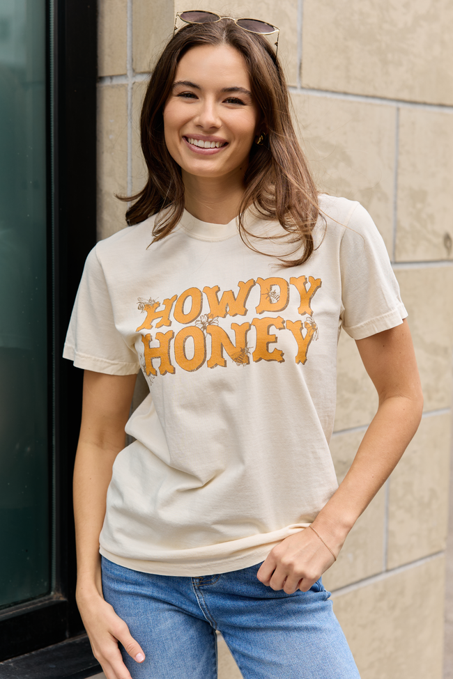 Howdy Honey Ivory Graphic Tee
