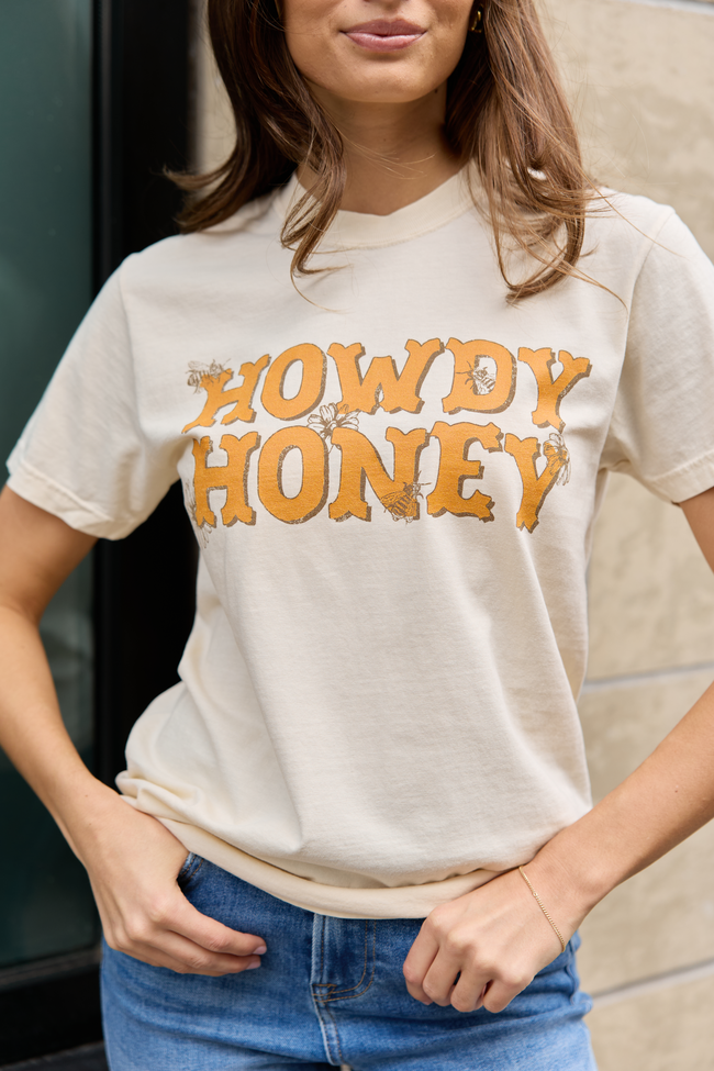 Howdy Honey Ivory Graphic Tee