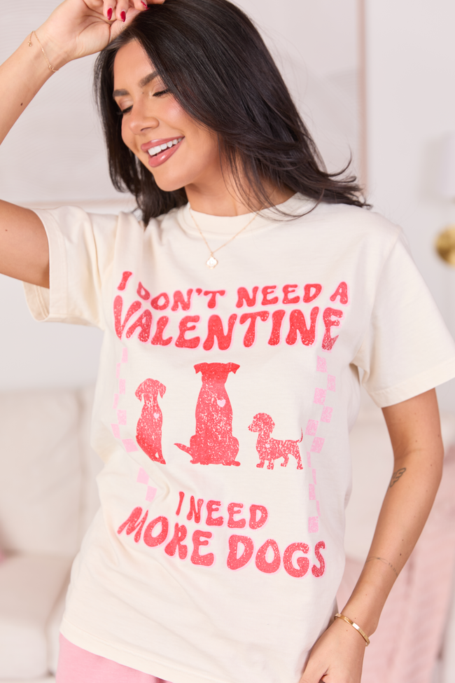 Need More Dogs Ivory Graphic Tee
